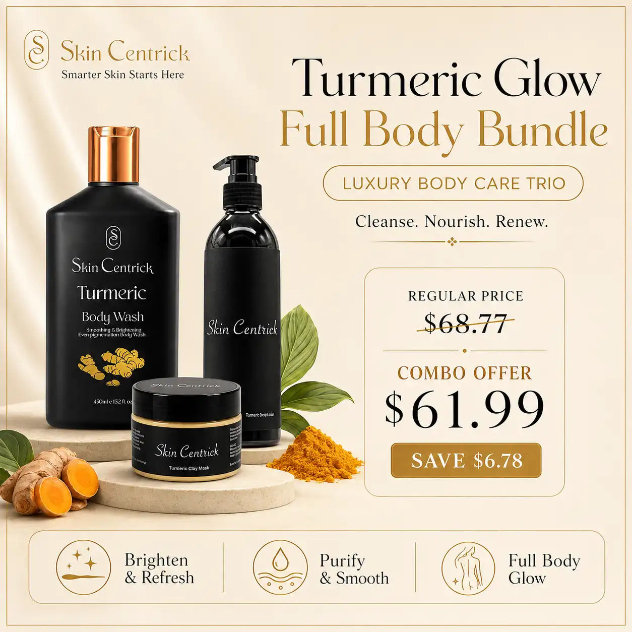 Turmeric Glow Full Body Bundle