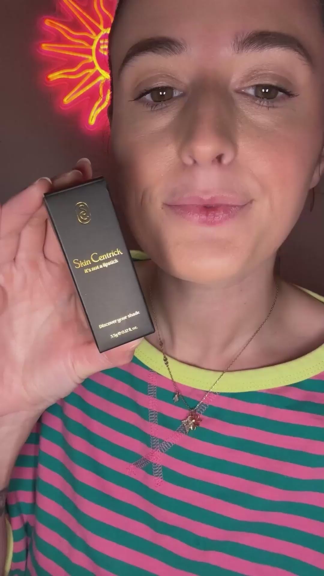 It’s not a lipstick application video