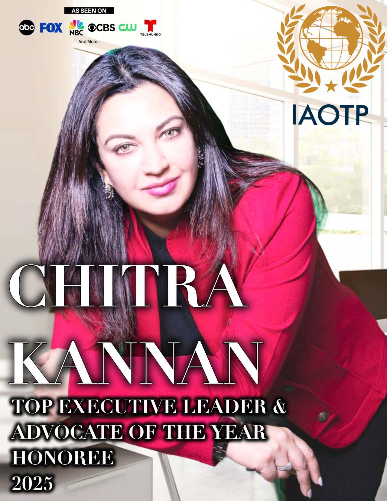 chithra-skincentrick-iaotp We are proud to share that our Founder and CEO, Chithra Kannan, has been honored as the Top Executive Leader & Advocate of the Year 2025 by the International Association of Top Professionals (IAOTP). This prestigious recognition celebrates her outstanding leadership, unwavering commitment, and continued advocacy in the global business and wellness landscape.</p>
<p>Chithra’s journey with Skin Centrick has always been rooted in a vision of innovation, sustainability, and inclusivity. Her deep dedication to transforming the skincare industry with personalized, ethical, and nature-powered solutions has not only elevated the brand but also inspired a movement that champions purpose-driven beauty. Being selected by IAOTP highlights the profound impact of her work in advancing industry standards while staying grounded in values of integrity and empowerment.</p>
<p>This award reaffirms our founder’s mission to not just build a business, but a legacy that uplifts communities, supports women in business, and promotes conscious leadership. We are excited to continue this journey under her visionary guidance, with a renewed commitment to excellence, sustainability, and creating lasting impact—both in skincare and beyond.</p>
<p>